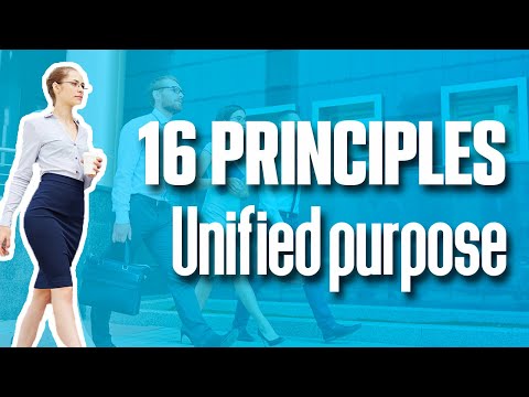 16 Principles of Operations Management : Unified purpose | Simplicity Consultancy