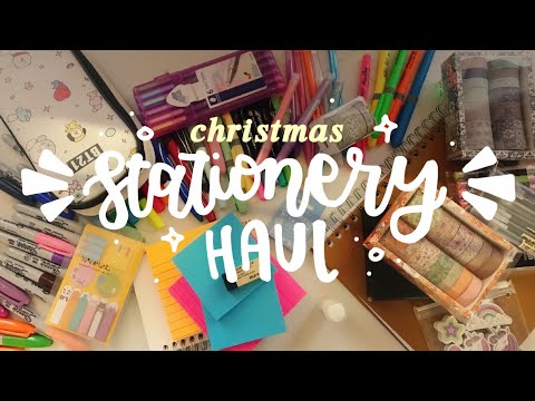 christmas stationery haul ♡︎