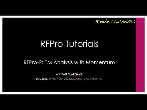 RFPro-2: EM Analysis with Momentum