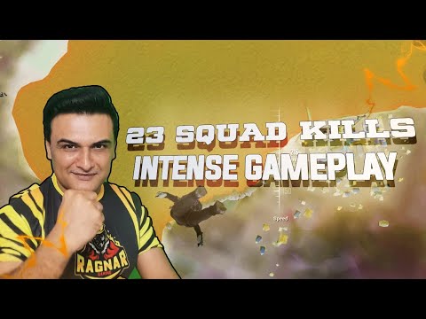 INTENSE PUBG MOBILE GAMEPLAY | 23 SQUAD KILLS | FULL ROUND