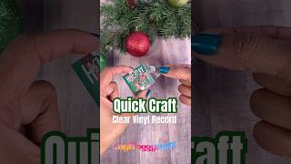 Quick Craft: Reuse Plastic From Packaging | Making Mini Clear Vinyl Records for Dolls #upcycle