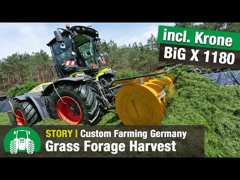 Agricultural Services Günter Schütze | Claas & Krone Forage Harvester | Mammut Silo Fox