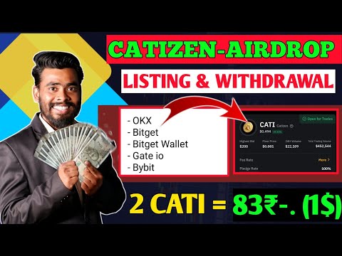 Catizen Airdrop | Catizen Airdrop & Listing Date Confirm | Catizen how to play | CATI Token