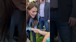 Boy Flirts with Princess Kate at Windsor Coronation Big Lunch 🤭