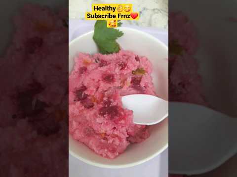 Beetroot Upma😋😍 #upma #shortsvideo #shorts #ytshorts #viral #trending #sowmikitchen123