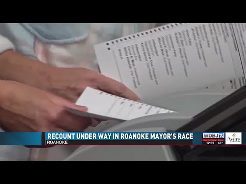 Recount Underway in Roanoke Mayoral Race