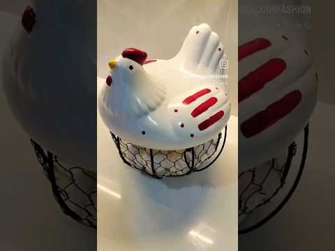 Rooster Egg Basket 🧺🧺 #shorts #trending #egg