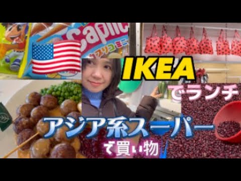 アメリカ🇺🇸のイケアでランチ　収納グッズを買いました