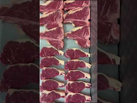 Salt aged T Bones and Sirloins by tasty food #tastyfood #meat #food #shorts #short