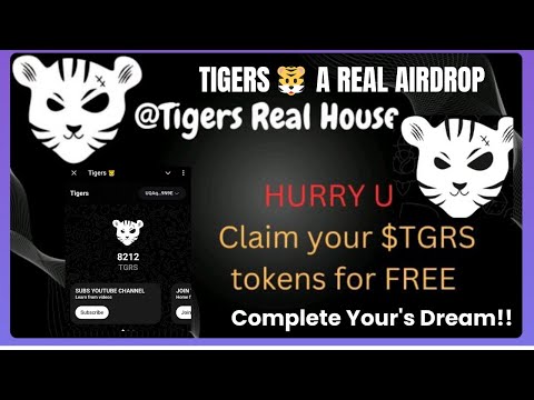 TIGER 🐯 A REAL AIRDROP 🔥 NEW MINING ⛏️ BOT 📌 $ 100 Everyone Airdrop Confirm 🎁 #PAWS #BLUM #DONOT