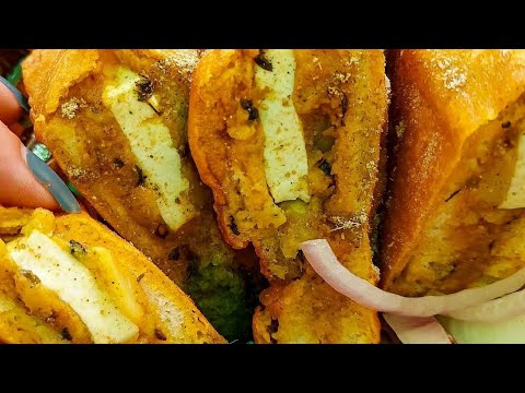 India Famous || Mumbai Style || paneer ❤️Bread 🥪 Pakoda Recipe || #Short