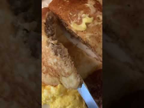 Pancakes Stuffed With Sausage