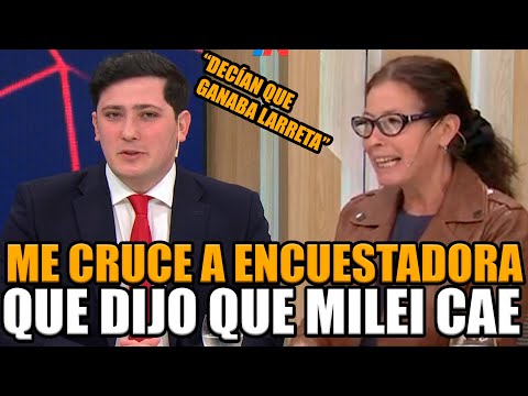 ¡ENCUESTADORA ANTI MILEI HUMILLADA EN VIVO! "DECÍAN QUE GANABA LARRETA" | BREAK POINT