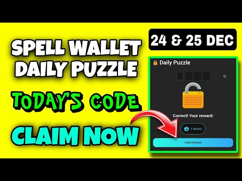 Spell Wallet Daily Puzzle Today 24 December | Spell Wallet Today Puzzle | Spell Wallet Secret Code