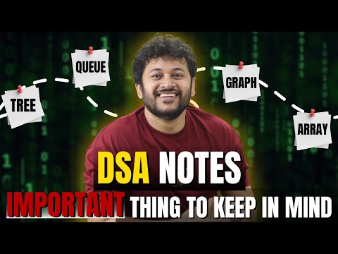 BEST NOTES in DSA | Make EFFECTIVE Notes For CODING | Data Structures and Algorithms | Genie Ashwani