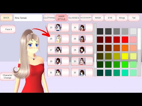 New Hairstyle in Sakura School Simulator Tutorial ✨🌸 : Sakura School Simulator