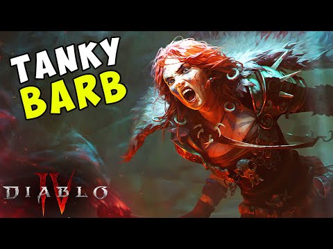 Solving The Squishy Barbarian Problem | Tanky Barbarian Leveling Build | Diablo 4