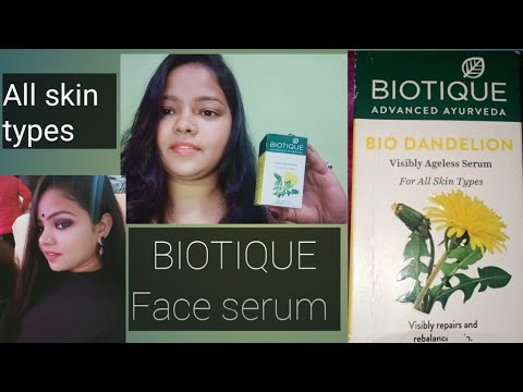 BIOTIQUE Advance Ayurveda bio Dandelion serum/reduces fine lines and wrinkles/face serum/Abhika42#