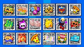 ALL! GEMS & PIZZA SLICES WORKING QR CODES 🥳 | BRAWL STARS QR CODES 2025 🎁 | BRAWL STARS NEW UPDATE