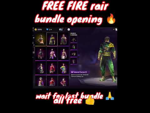 free fire rair bundle opening claim per video #shorts #short #trending #freefireshorts #freefire