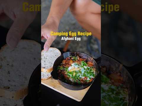 Camping Egg Recipe: Afgani Egg 😋#eggrecipes #campcooking #campingrecipes #afghaniegg