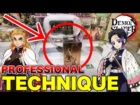 Professional Teach you! How to win Demon Slayers figures! Kimetsu no yaiba CLAW MACHINE