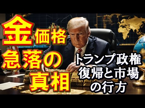 金価格急落の真相：トランプ政権復帰と市場の行方