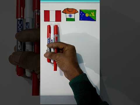 Peru 🇵🇪 India 🇮🇳 And Christmas Island 🇨🇽 Flag Warp Scanning | #shorts #shortfeed