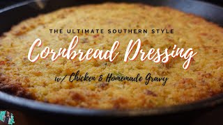 THE BEST SOUTHERN STYLE CORNBREAD DRESSING RECIPE | 2024 | DETAILED STEP BY STEP TUTORIAL