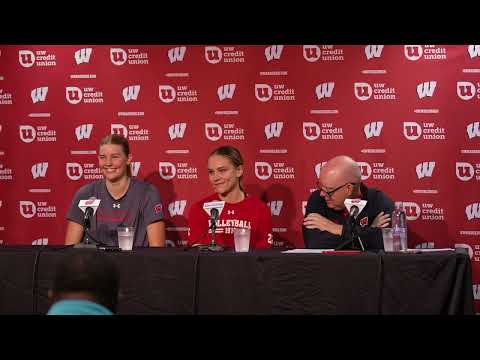 Post-Game Media Conference || Wisconsin Volleyball vs Texas A&M || Sep. 21, 2024