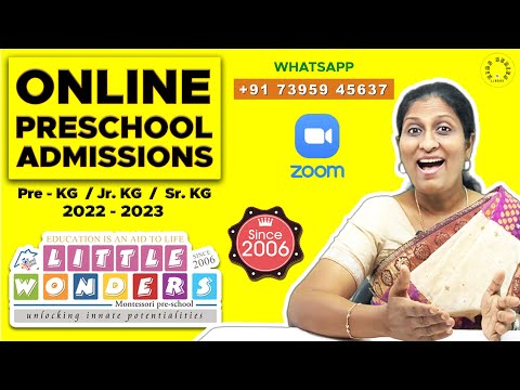 Online Preschool 2022 - 2023 Admissions | Zoom Classes