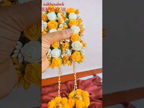 flower jewellery, handmade jewellery, #fashion #sakhisaheli #shorts#shortvideo #shortsfeed #jwlry