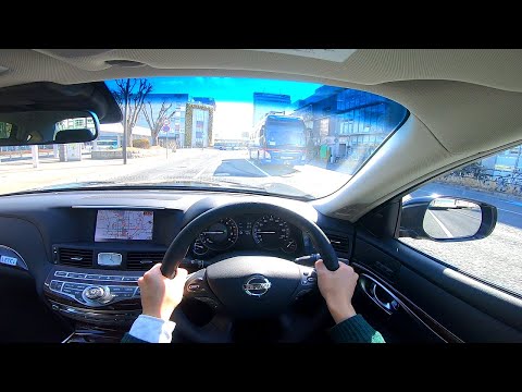 日産Y51フーガハイブリッド公道高速試乗編 NISSAN FUGA POV DRIVE