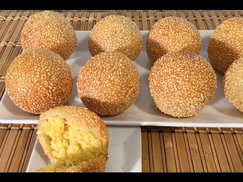 How To Make Banh Cam-Sweet Sesame Balls-Vietnamese Food Recipes