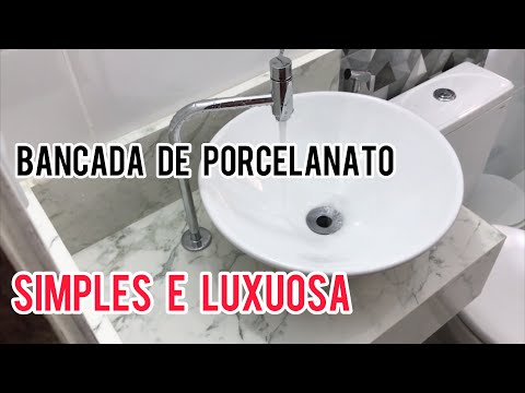 Faça você mesmo - #127 Bancada de Banheiro moderna - Simples e luxuosa