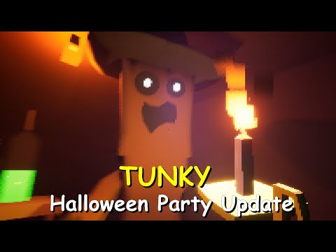 TUNKY: Halloween Update (SUNKY's Halloween Party) Gameplay (Dave Microwaves Games)