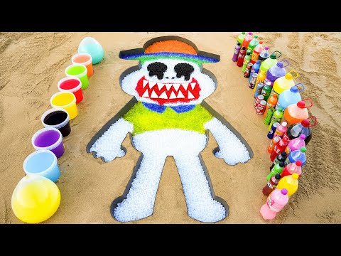 How to make Monster Zoonomaly with Orbeez, Balloons Mtn Dew, Chupa Chups, Coca Cola vs Mentos