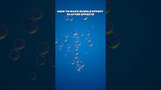 How to make Bubble Effect in After Effects #edit  #aftereffectstutorial #aftereffectsedit