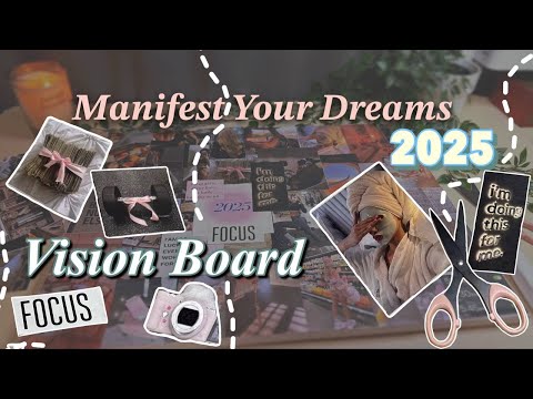 Create a Powerful Vision Board for 2025 | Step-by-Step Guide ♡