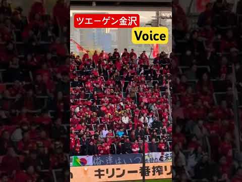 ツエーゲン金沢【Voice】チャント 2024シーズン最終節 奈良クラブ戦 #shorts #soccer #ツエーゲン金沢 #応援図鑑