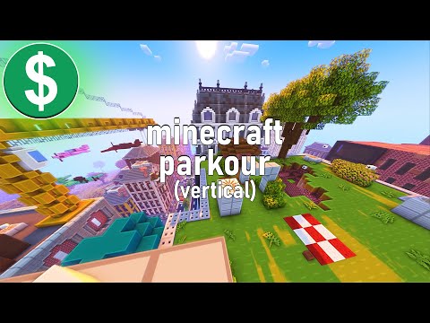 Minecraft Parkour Gameplay No Copyright (Vertical)