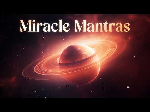 MIRACLE MANTRAS for Vibrational Transformation | Elevate Your Energy & Harmonize Your Spirit