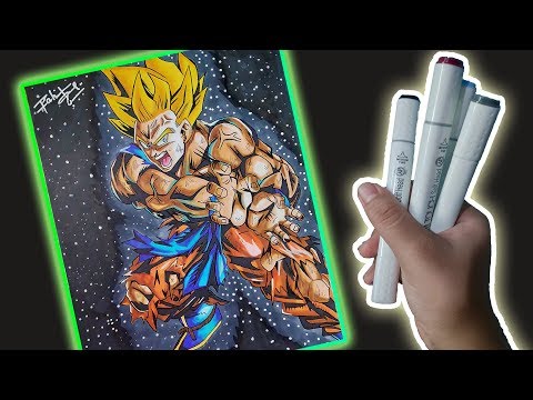 Can we make EPIC art with Copic Marker Alternatives ? *Touch Soft Head Markers*