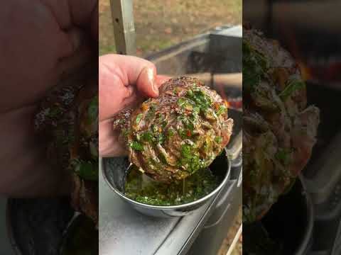 Chimichurri Steak Pinwheels | Over The Fire Cooking by Derek Wolf