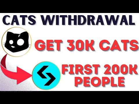 CATS WITHDRAWAL TO BITGET TO GET EXTRA 30,00 CATS #catswithdrawal