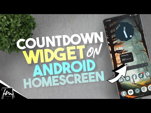 How to add countdown widget to your homescreen on Android