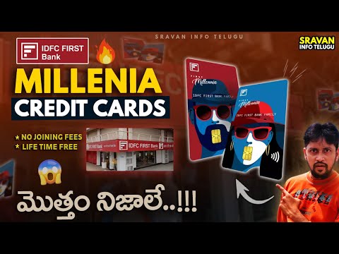 🔥 Credit Card: IDFC First Millennia Credit Card Telugu | @sravaninfotelugu