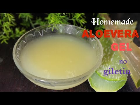 Hair care tip || Diy homemade aloevera gel simple and easiest || 100% pure || No gelatin no flour