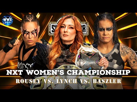 WWE 2K24 STAND&DELIVER NIGHT 2 MAIN EVENT; ROUSEY VS. LYNCH VS. BASZLER FOR THE NXT WOMEN"S TITLE!!!