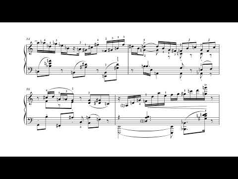 Nikolai Kapustin - A Pianist in Jeopardy, Op. 152 (2013) [Score-Video]